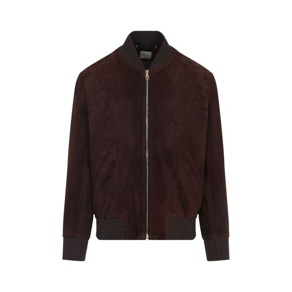 Paul Smith Regular Fit Suede Bomber Jacket Men - Main Image